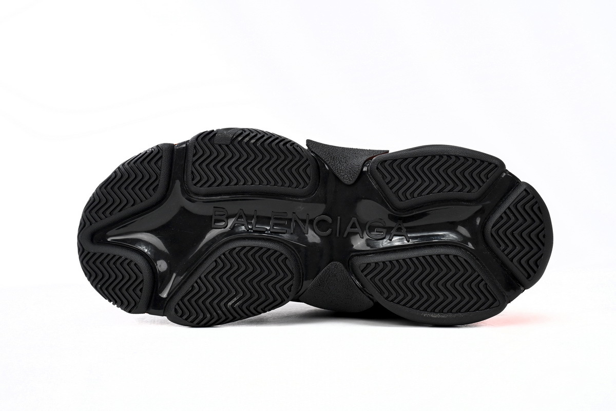 Balenciaga Triple S Triple Black Orange 524039 W2FA1 9188