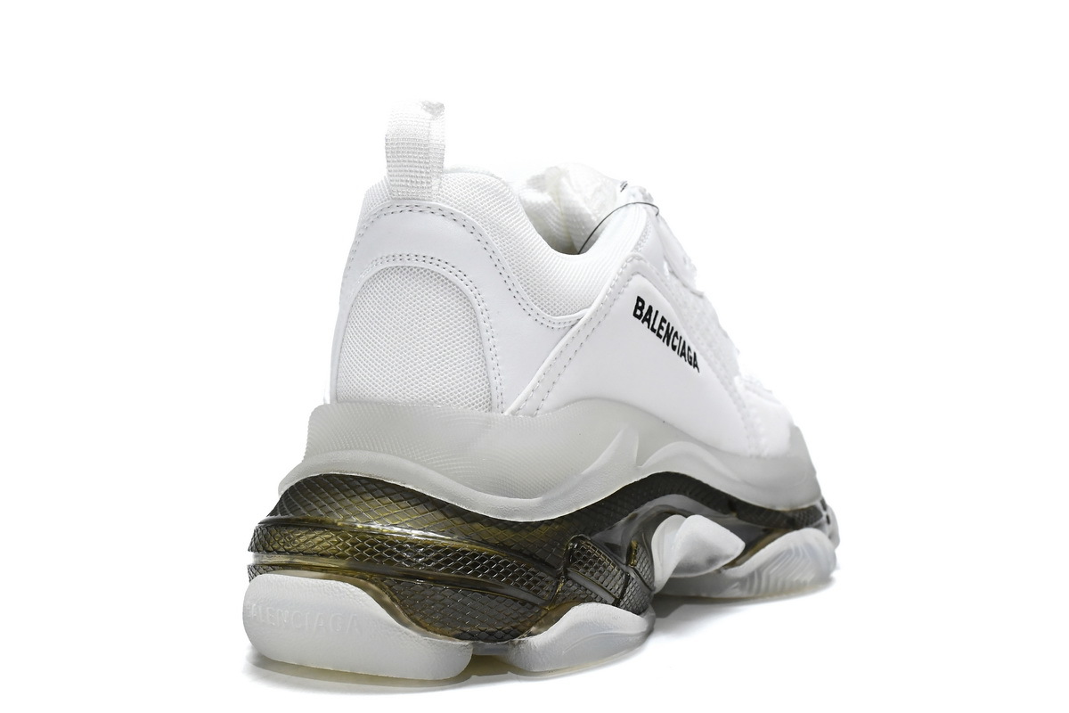 Balenciaga Triple S White Carbon Ash 544351 W0901 9001