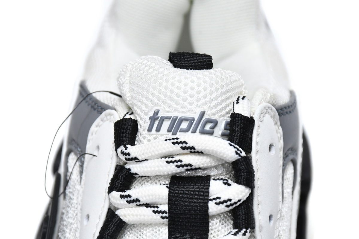 Balenciaga Triple S White Grey 536737 W09O1 9089