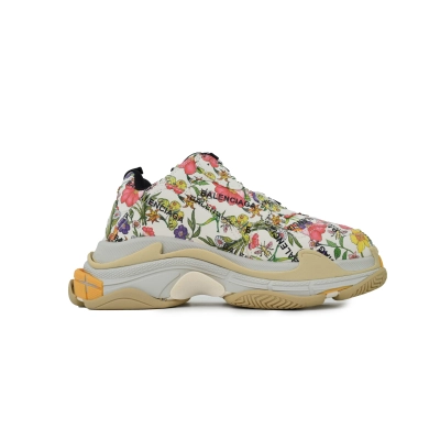 Gucci x Balenciaga The Hacker Project Triple S Flora Print  681068UL110 8461 02