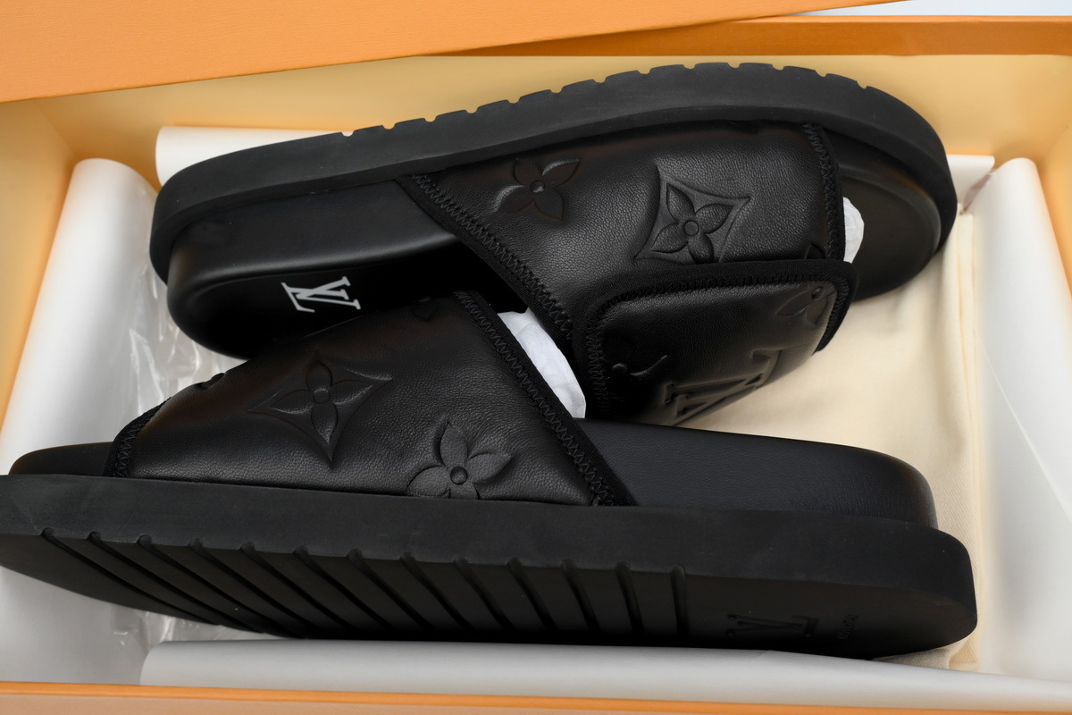 Louis Vuitton Miami Mules 1A90DX Slippers
