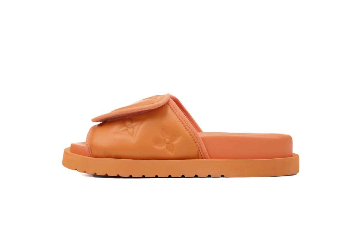 Louis Vuitton Miami Mules Orange Slippers 1AA7SA