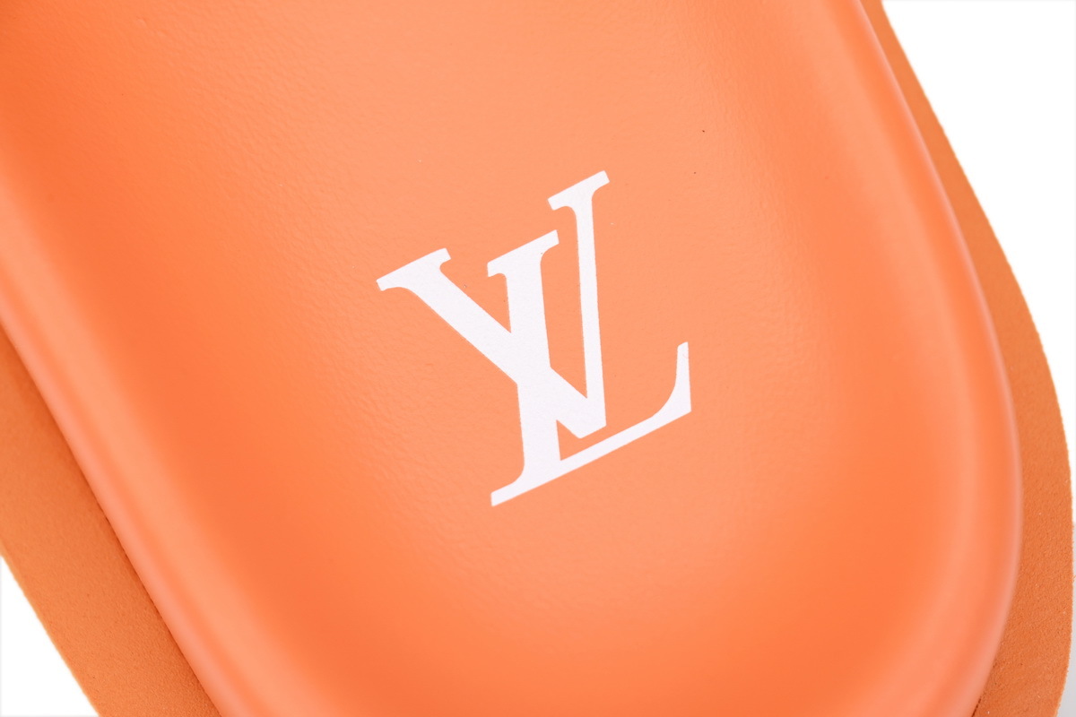 Louis Vuitton Miami Mules Orange Slippers 1AA7SA