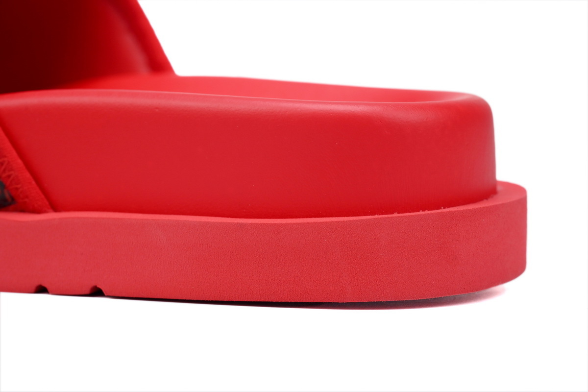 Louis Vuitton Miami Mules Red Slippers 1ACR3B