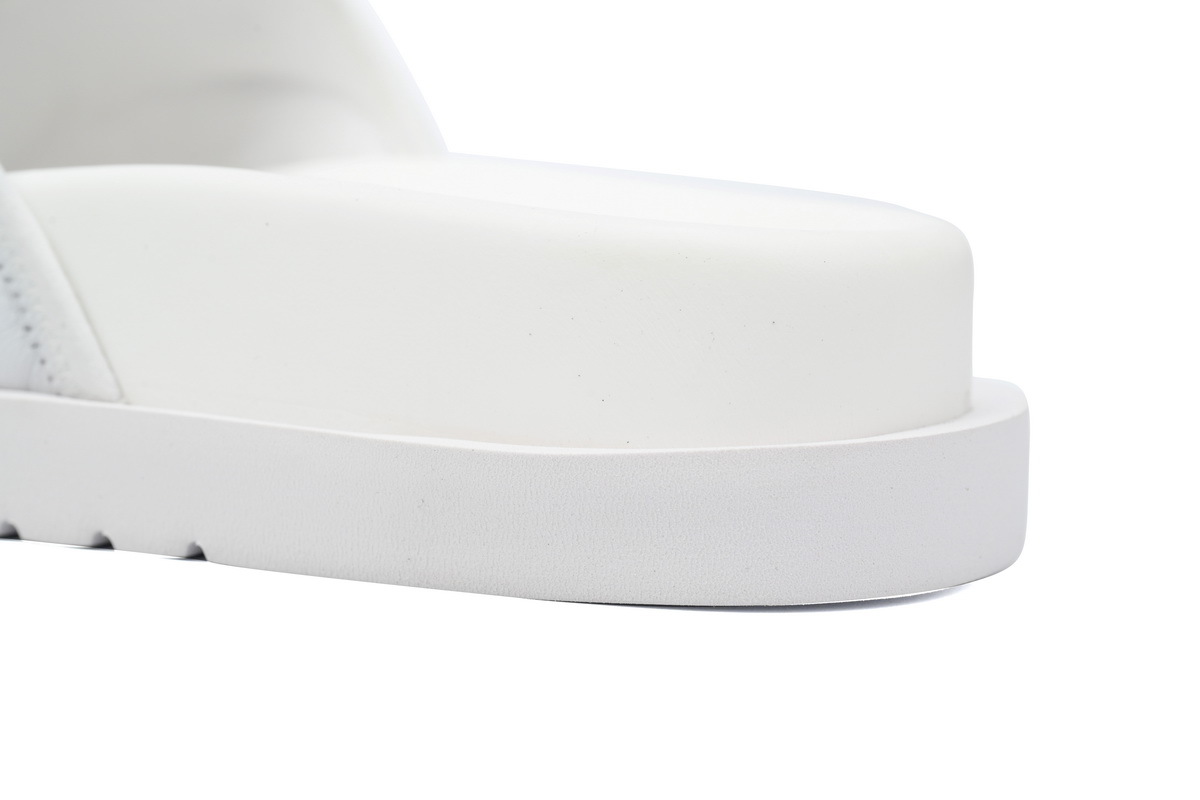 Louis Vuitton Miami Mules White 1AA7RF Slippers