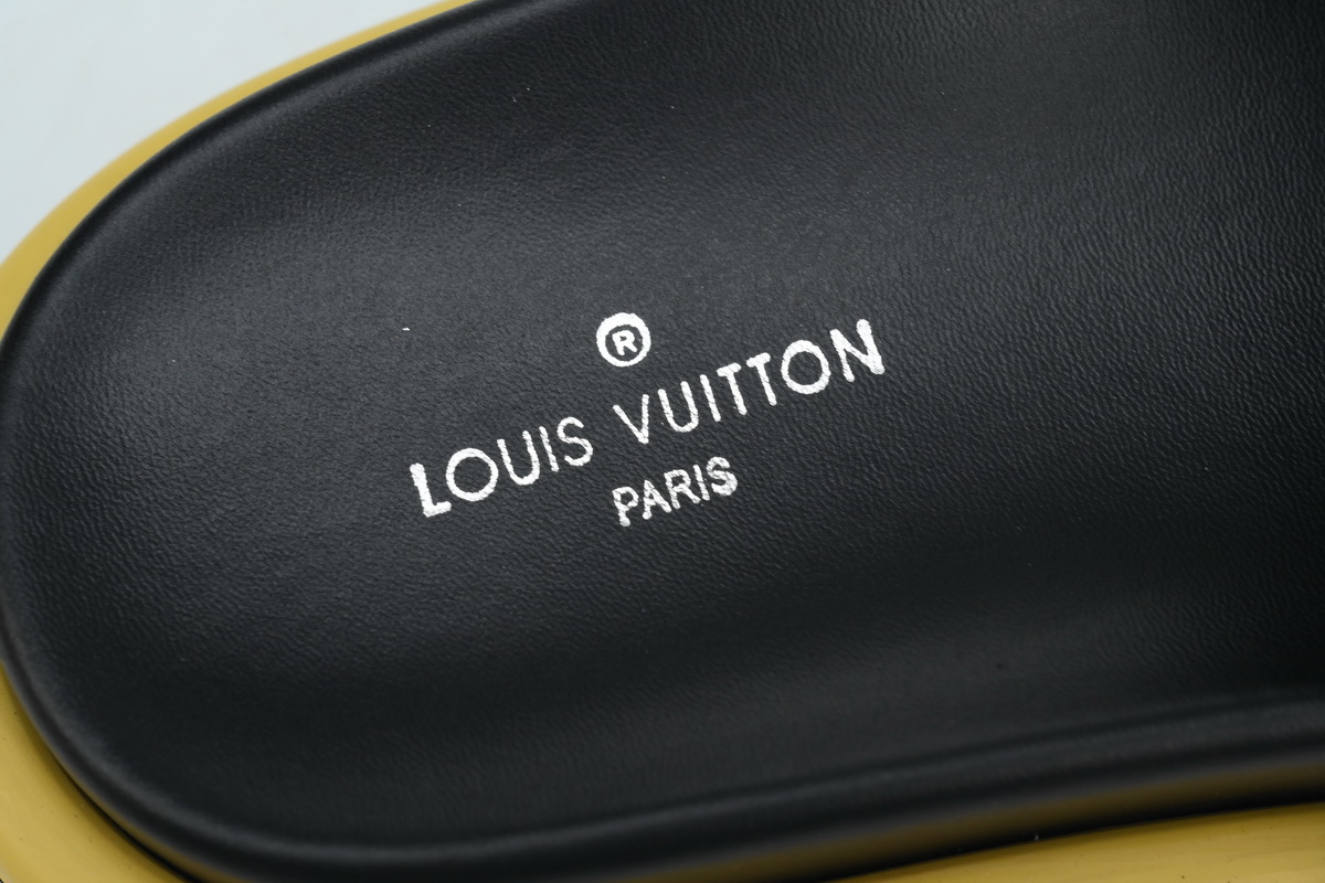 LOUIS VUITTON Pillow Denim Blue Slippers 1AGUZ