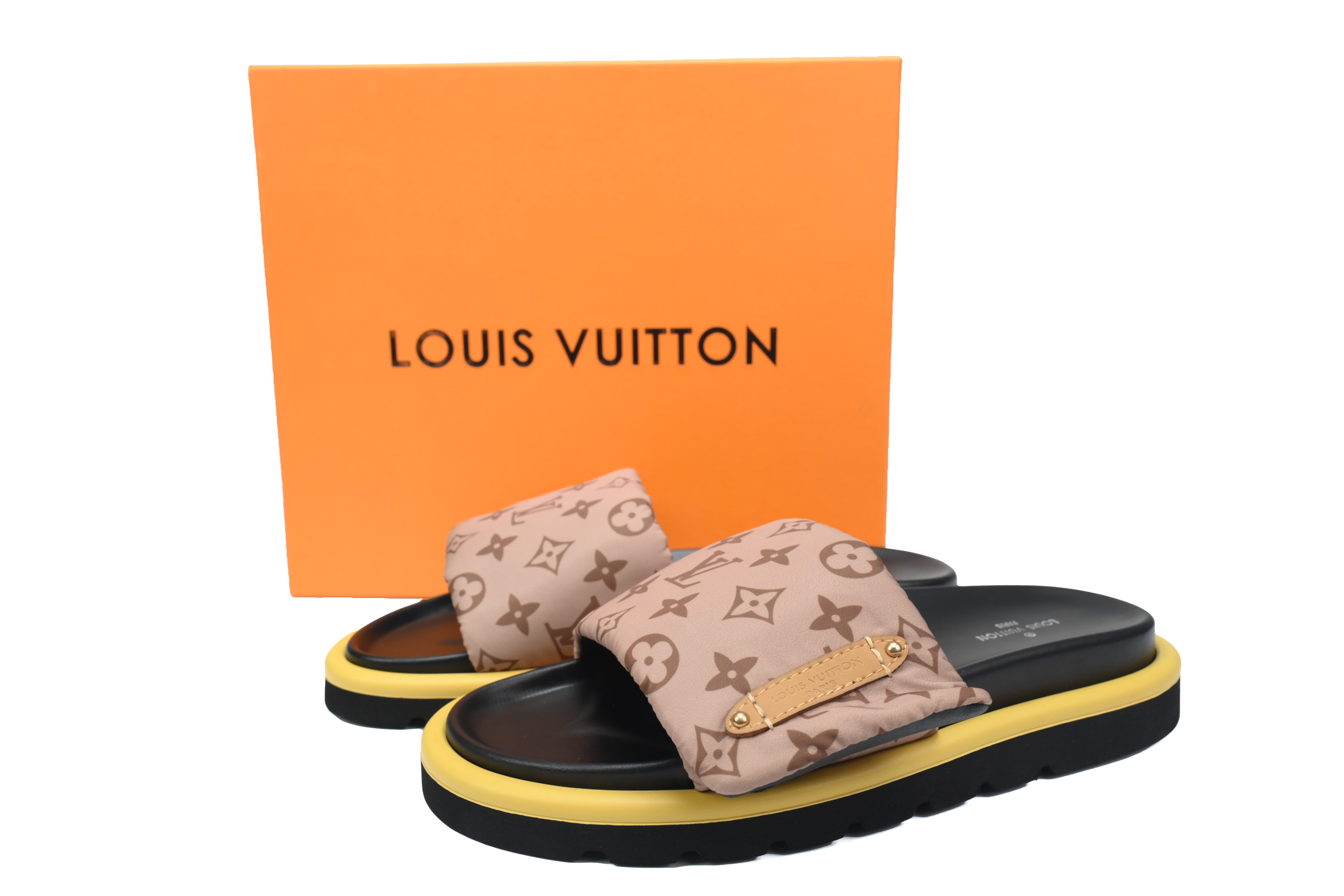 LOUIS VUITTON Pool Pillow Comfort Monogram Slippers 1A98G0