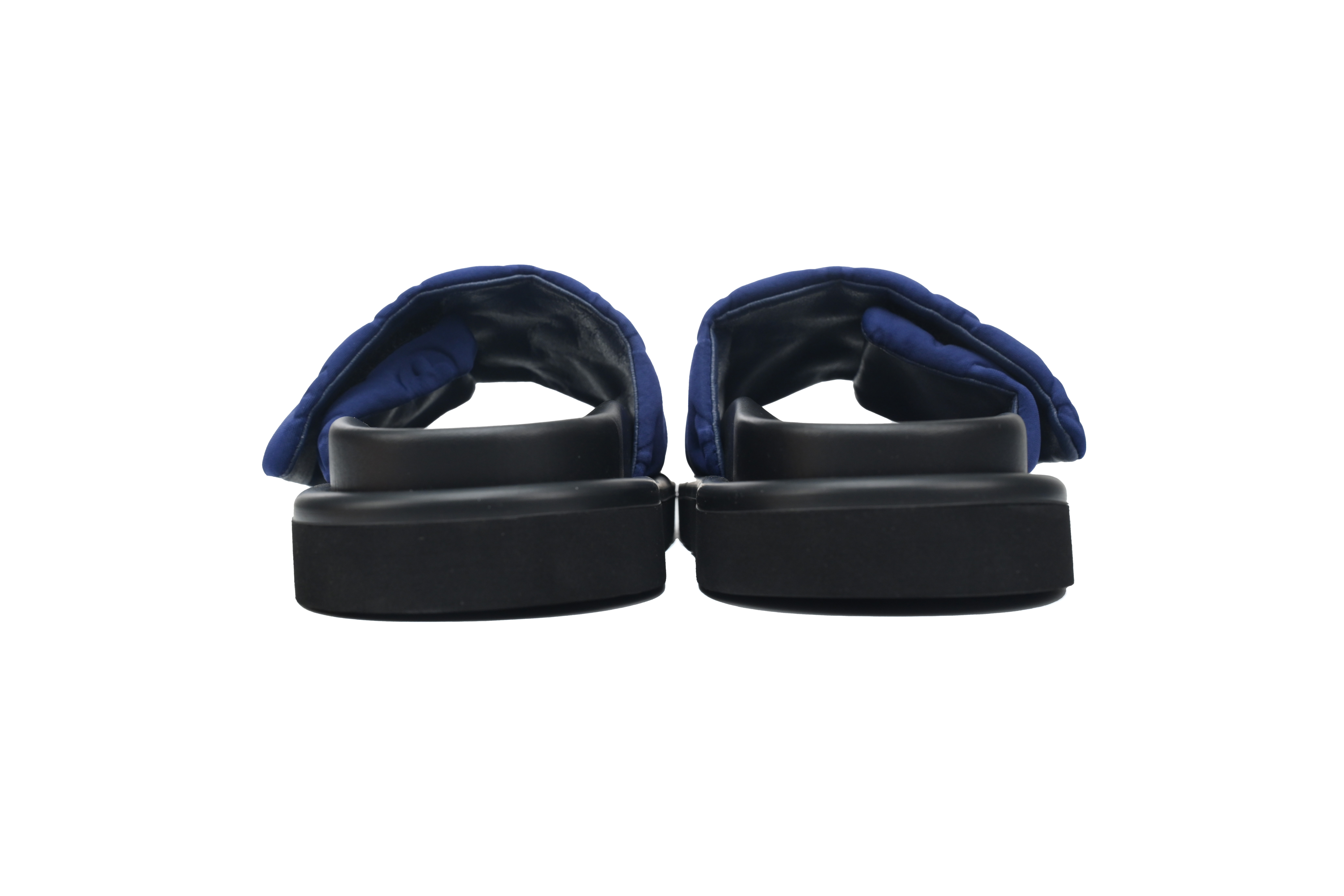 Louis Vuitton Pool Pillow Flat Comfort Mule Blue Slippers 1AGUZ