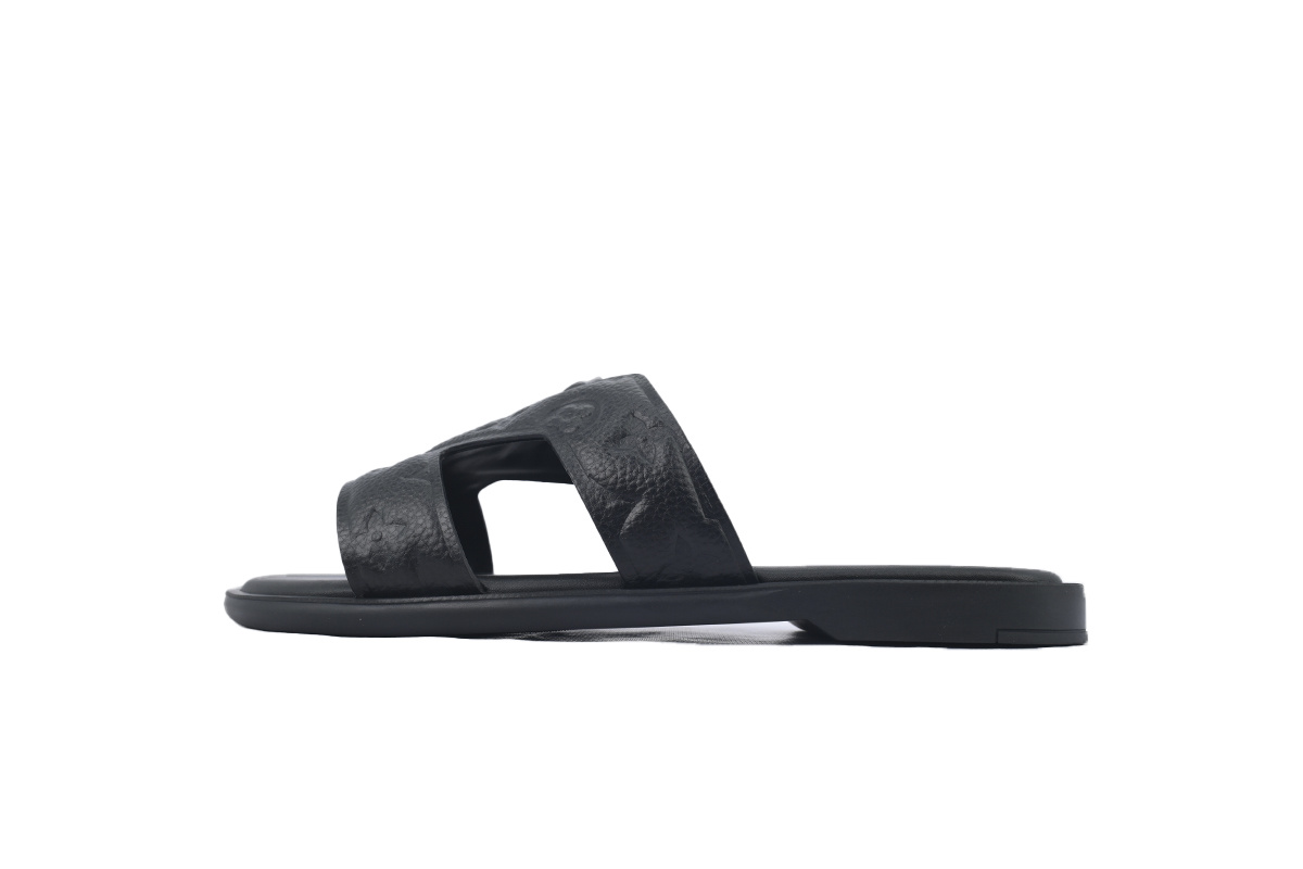 Louis Vuitton Slippers Oasis Black Embossing 1ACHJ7