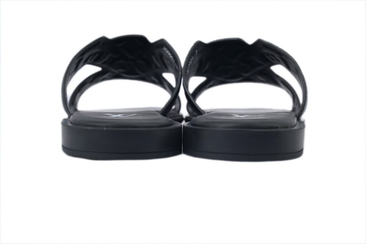 Louis Vuitton Slippers Oasis Black Embossing 1ACHJ7