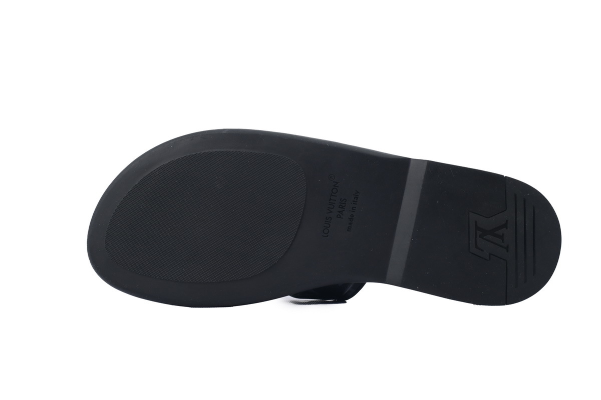 Louis Vuitton Slippers Oasis Black Monogram 1ACRPL