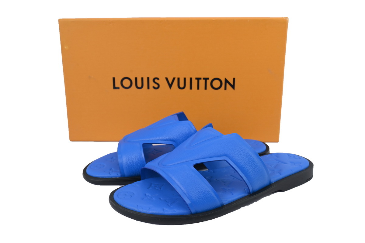 Louis Vuitton Slippers Oasis Blue Leather 1ABZ9A