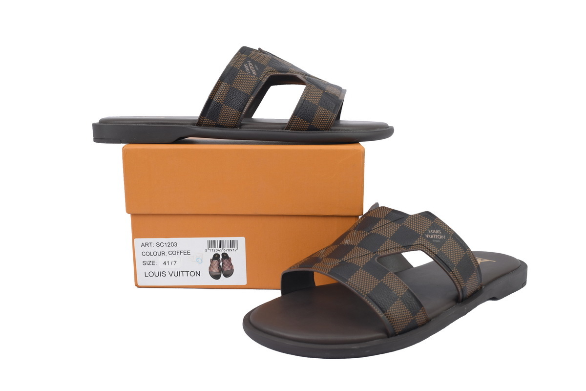 Louis Vuitton Slippers Oasis Classic Plaid 1ACRPR