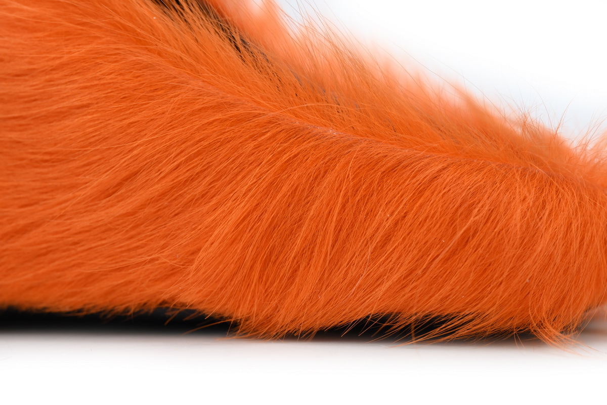 MARNI Long-hair Calfskin Fussbett Orange Slippers  SBMR000600P412200R35
