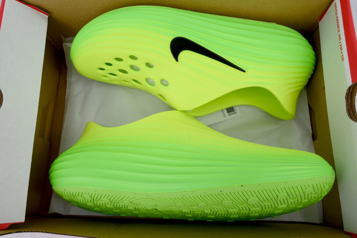 Nike ReactX Rejuven8 Green Strike Slippers HV5060-300