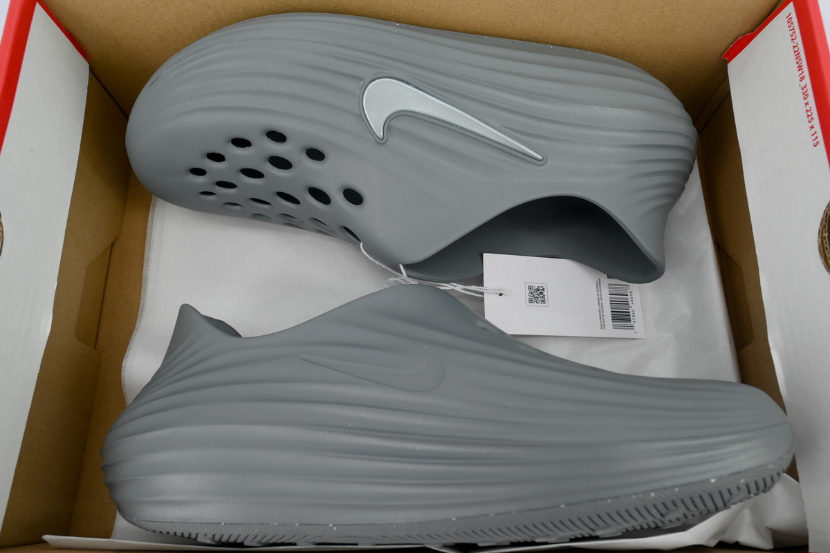 Nike ReactX Rejuven8 Smoke Grey Slippers HV5060-002