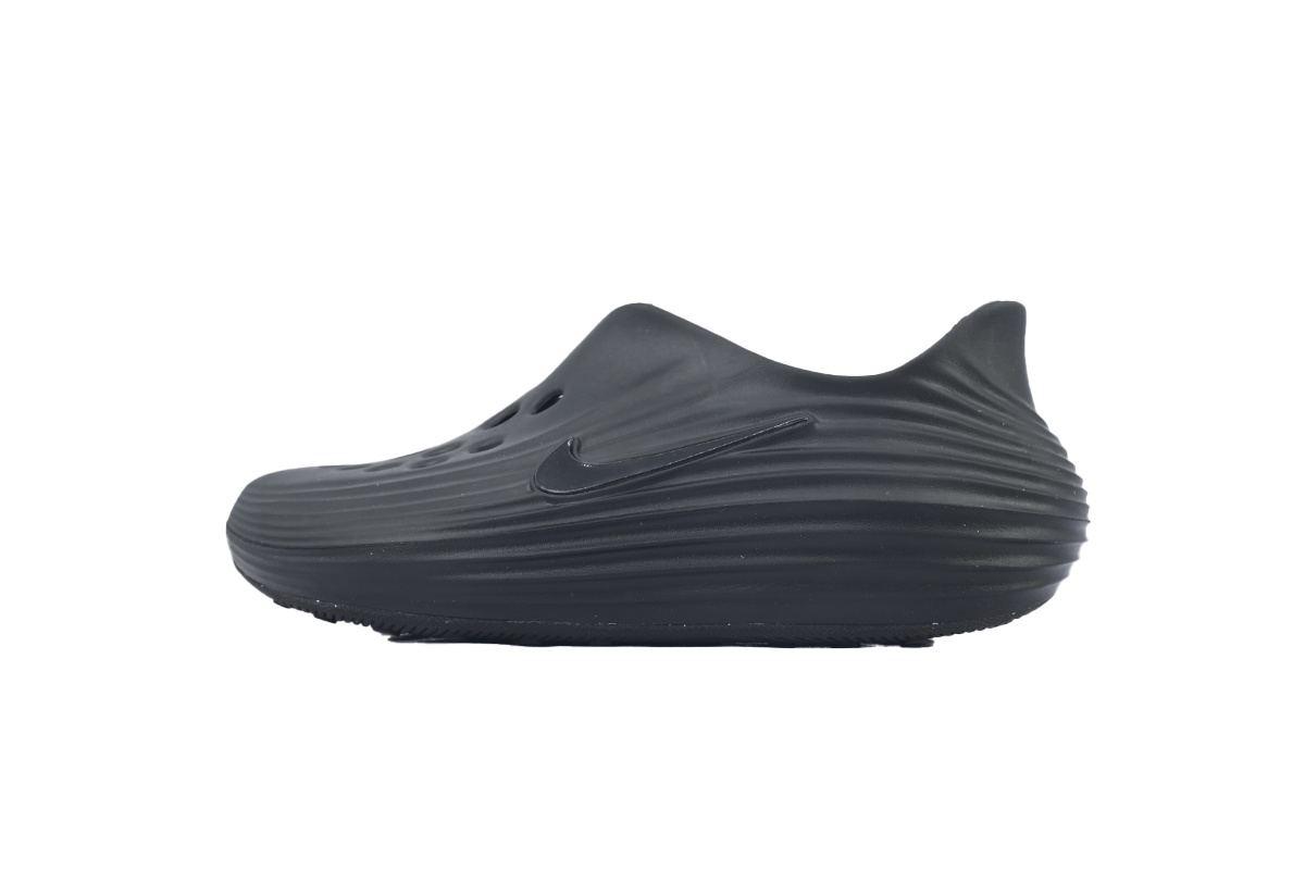 Nike ReactX Rejuven8 Triple Black Slippers HV5060-001