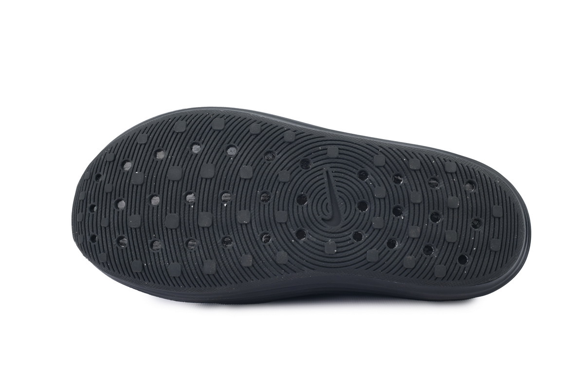 Nike ReactX Rejuven8 Triple Black Slippers HV5060-001