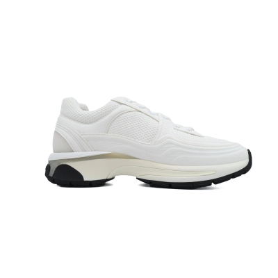 Chanel Fabric Laminated Low Top Sneakers White G45077 B16748NY264 02