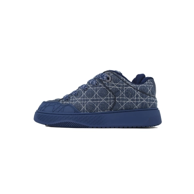 Dior B9S Skater Sneaker Blue Kumo Cannage Denim 01