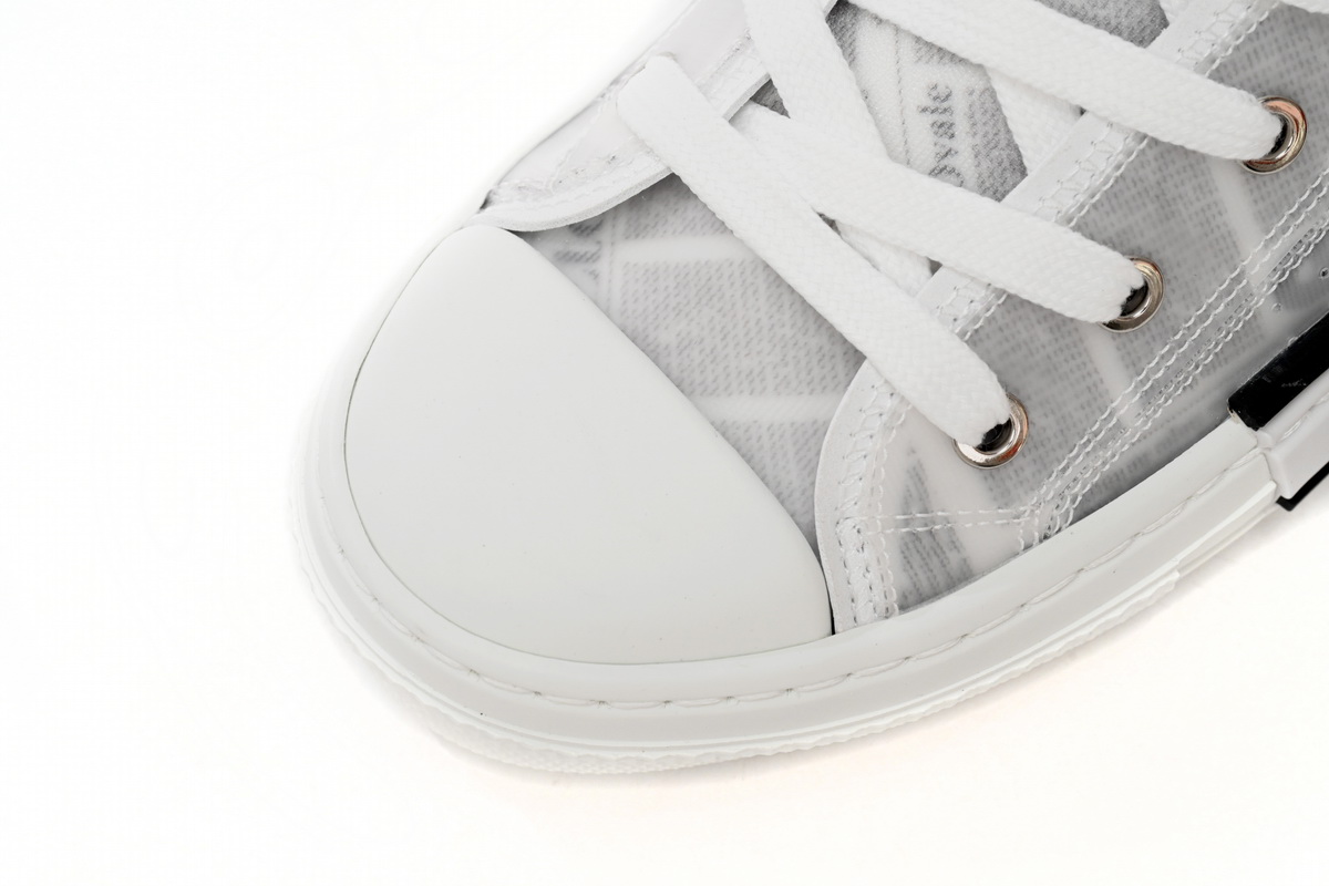 Dior B23 Oblique Transparency High Top Newspaper H565