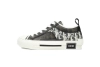Dior B23 Oblique Transparency Low Top Black and White SN272ZIR 16536