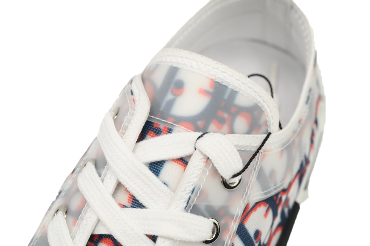 Dior B23 Low Top Red Blue Oblique 3SN249YTG_H563