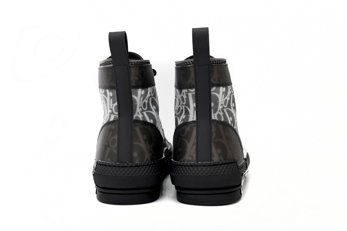 Dior B23 High Top Canvas Oblique Black