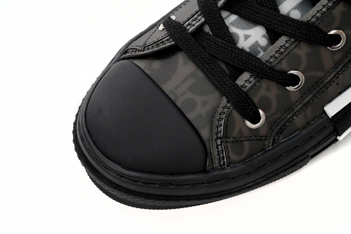 Dior B23 High Top Canvas Oblique Black