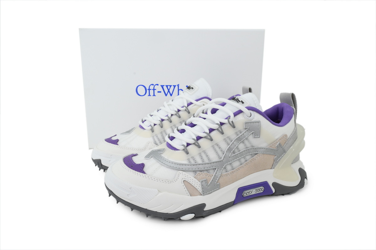 Off-White ODSY White Purple OMIA268F 23FAB00 20137