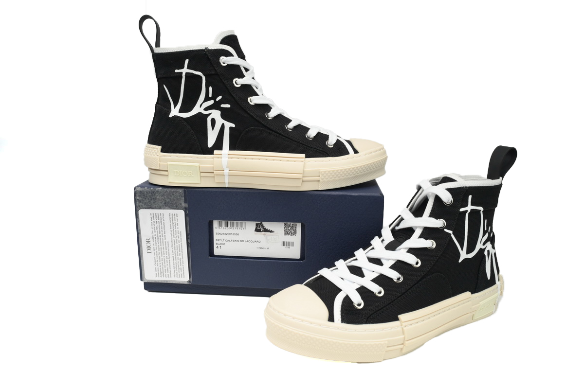 Dior B23 HT Oblique Transparency Black Co branding