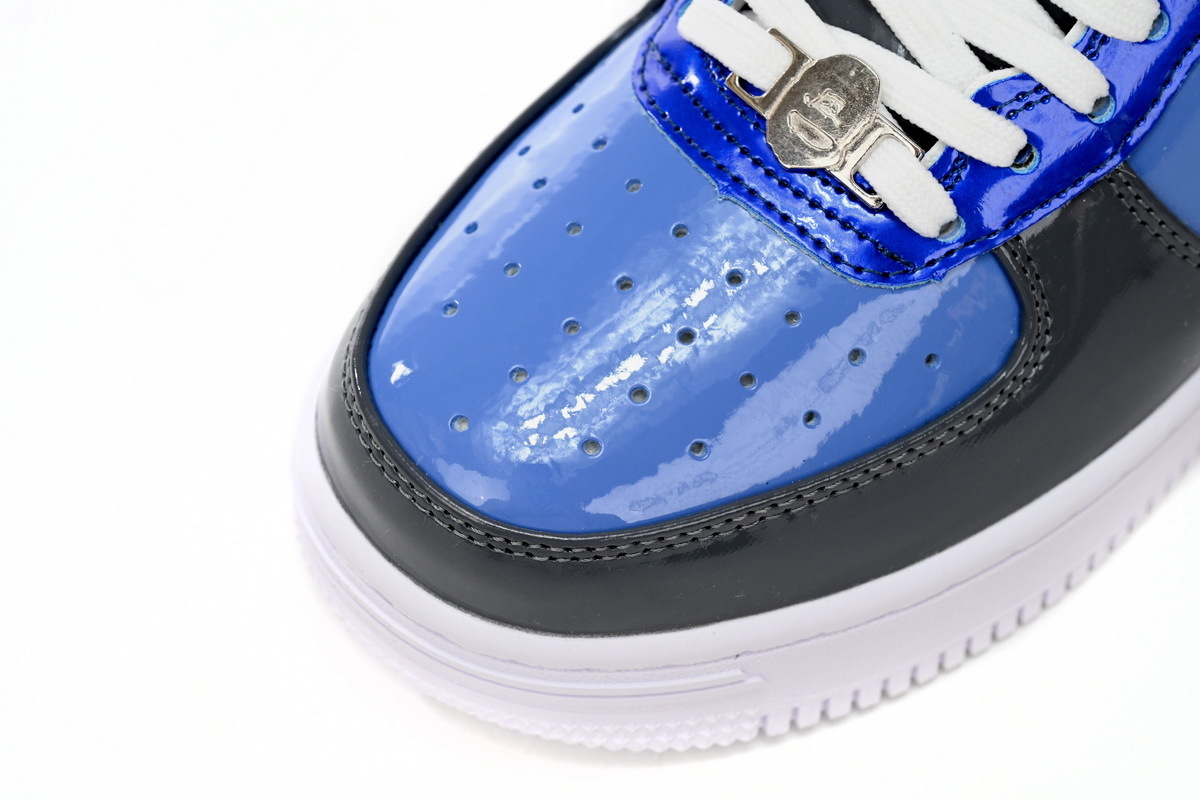 A Bathing Ape Bape Sta Low Lnk Blue Mirror Surface 1H20 191 046
