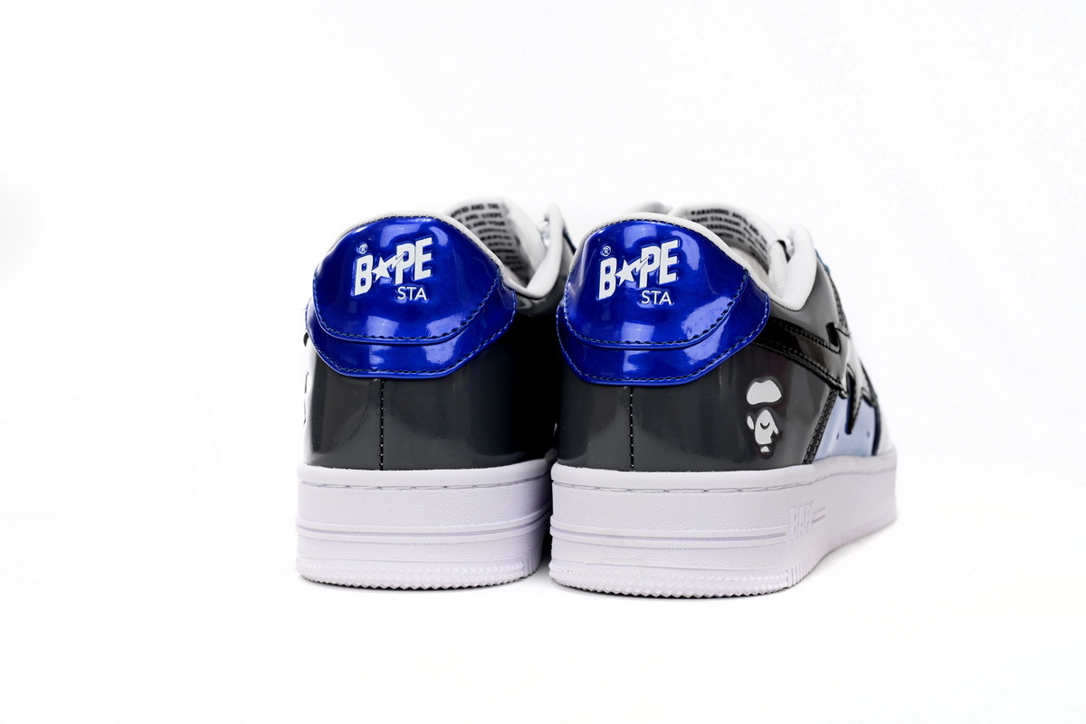 A Bathing Ape Bape Sta Low Lnk Blue Mirror Surface 1H20 191 046