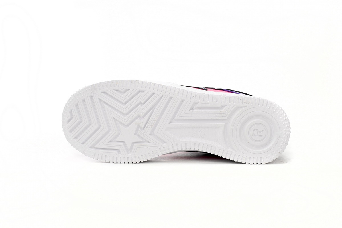 A Bathing Ape Bape Sta Low Purple Mirror Surface 1H20 191 046