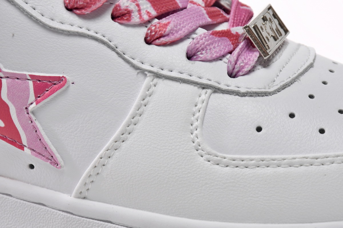 A Bathing Ape Bape Sta Low White Red Camouflage 1H20-191-045