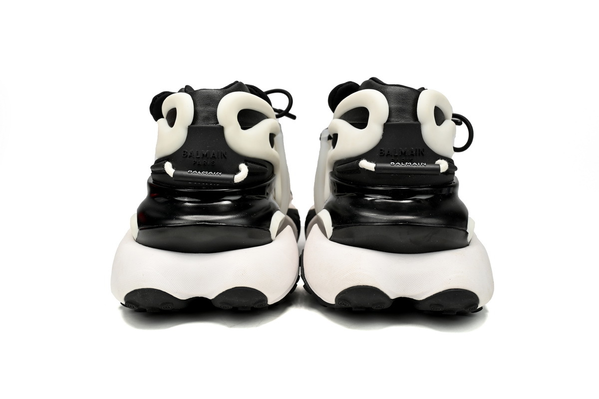 BALMAIN Multikolor Buty sportowe Black And White YM1VJ309
