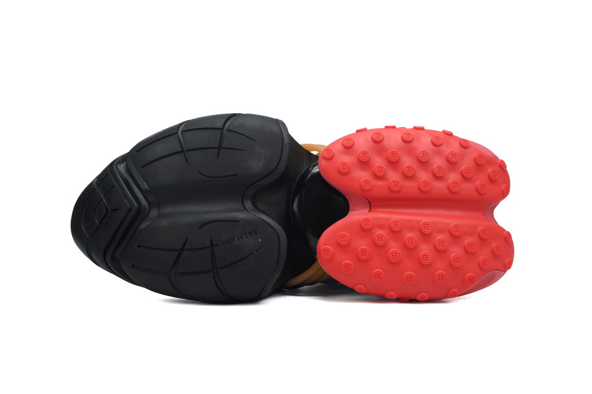BALMAIN Multikolor Buty sportowe Black Red YM1VJ309