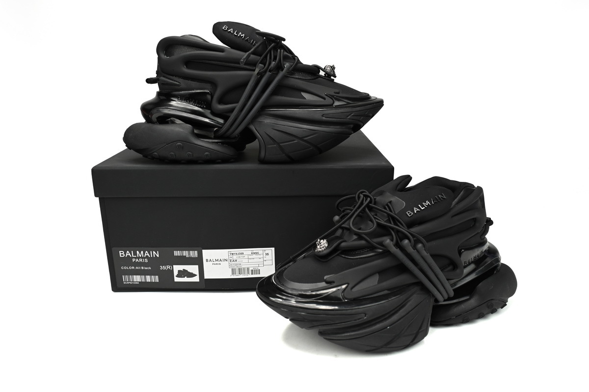 BALMAIN Multikolor Buty sportowe Black YM1VJ309