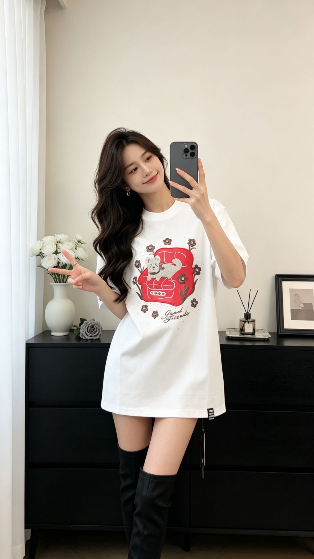 GOODBRAND 26SS Sofa Cat Short Sleeve T-Shirt