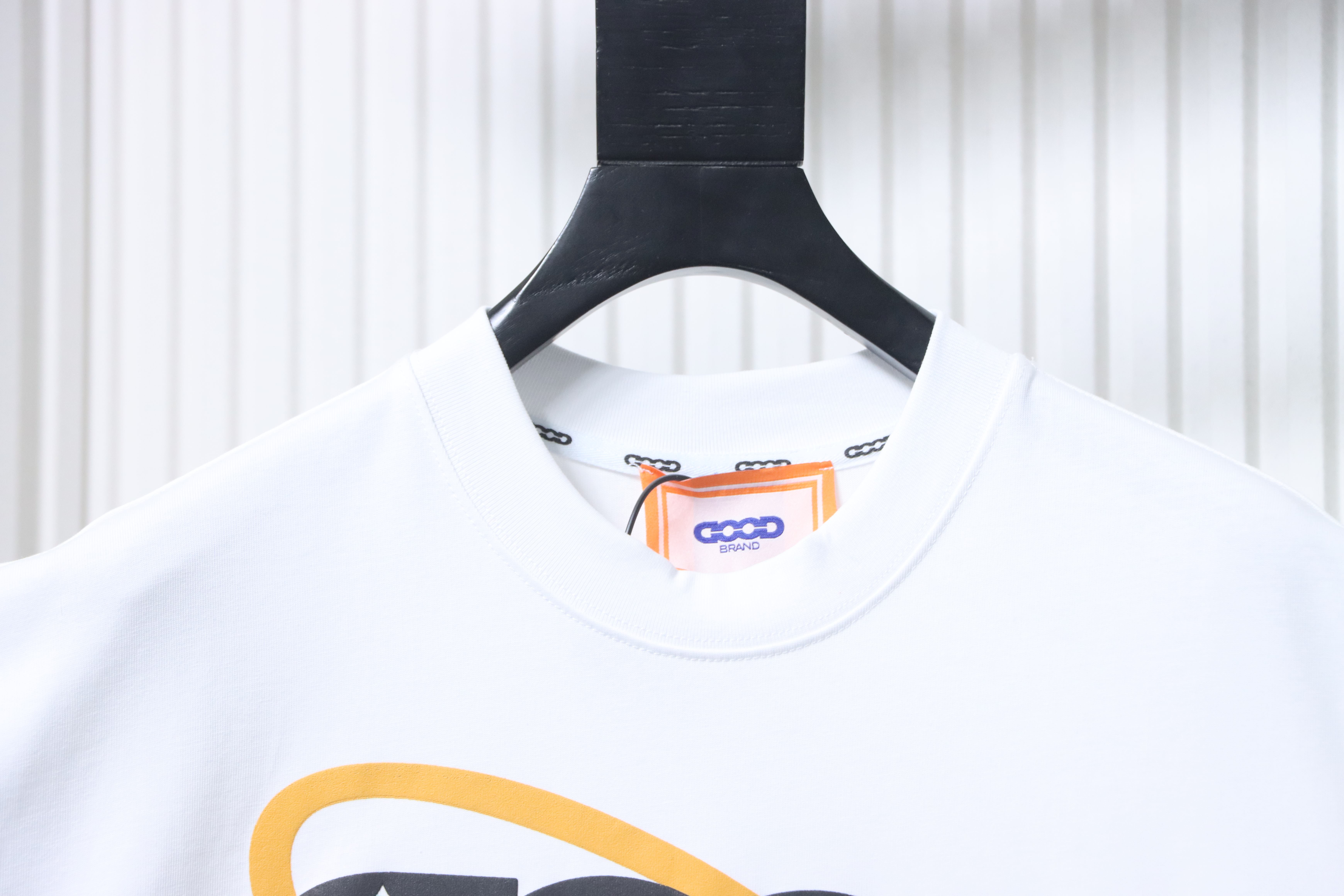 GOODBRAND Year of the Horse Puff Denim Rhinestone Short Sleeve T-Shirt