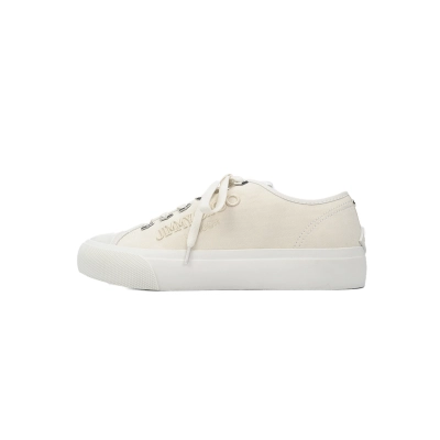 Jimmy Choo Palma Maxi White Canvas Platform Trainers PALMAMAXIFCYEJ000165672 01
