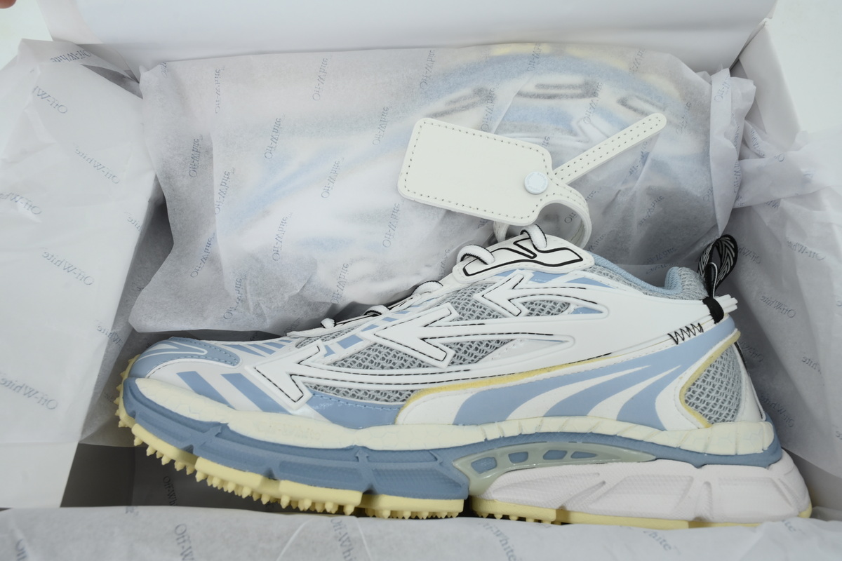 OFF-WHITE Be Right Back Blue And White OWIA289S 26FAB00 1054C