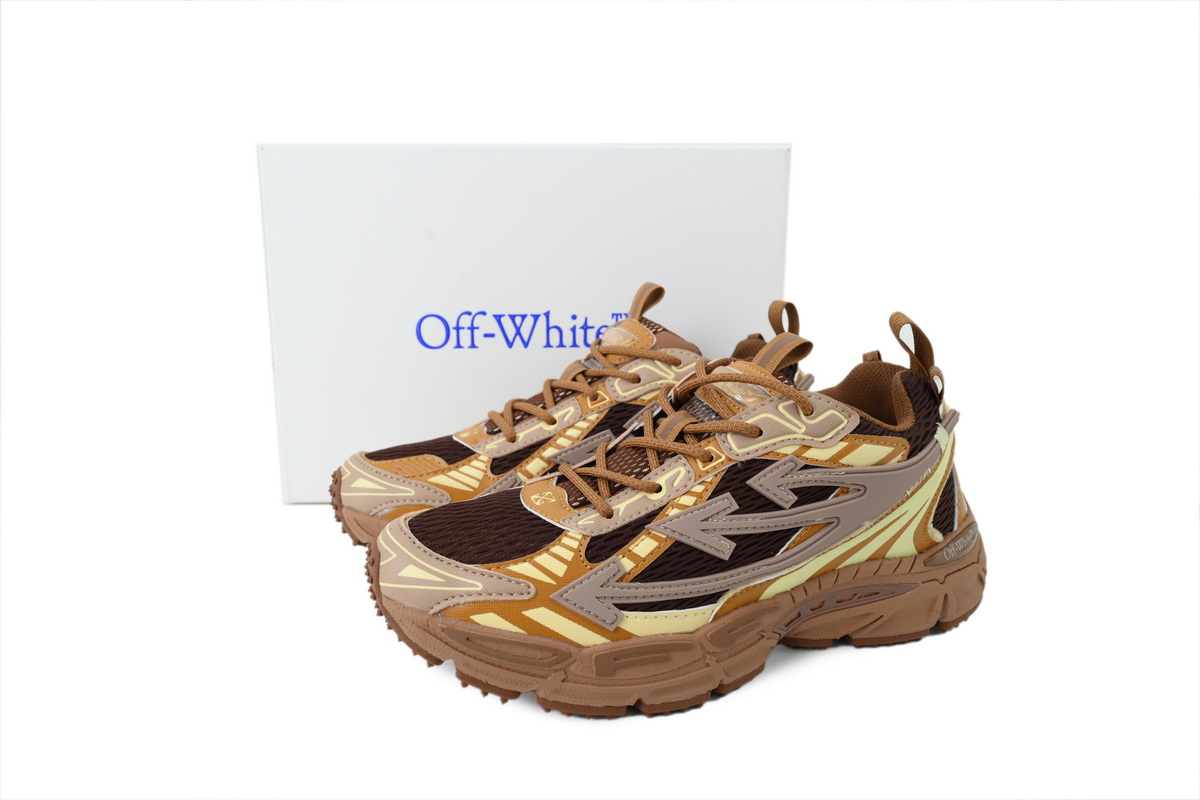 OFF-WHITE Be Right Back Brown OMIA295F 25FAB00 16E0A
