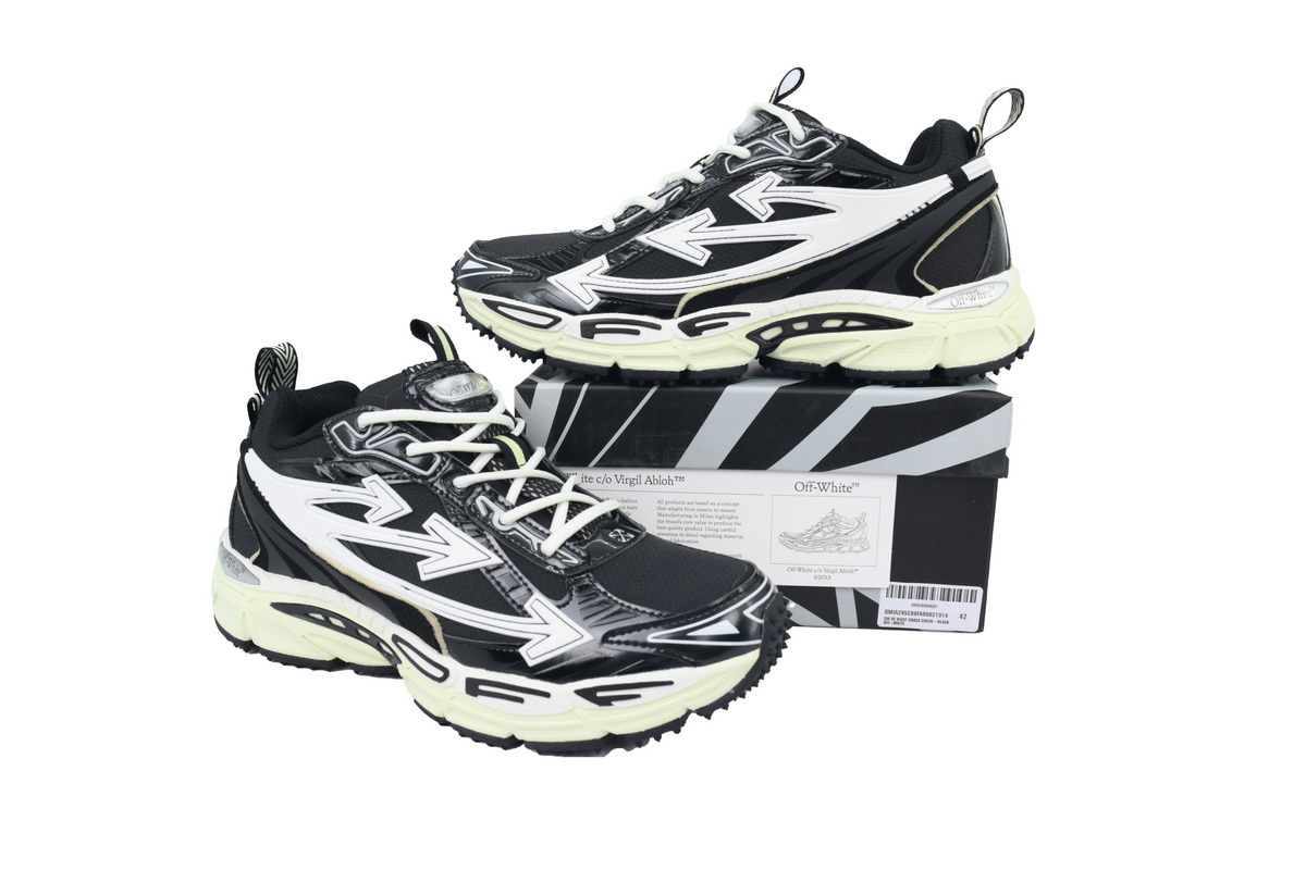 OFF-WHITE Be Right Back Grass Green Black OMIA295C99 FAB002 1014