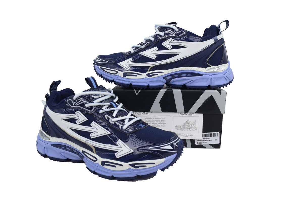 OFF-WHITE Be Right Back Navy Blue OIIA295C99 FAB00 24642