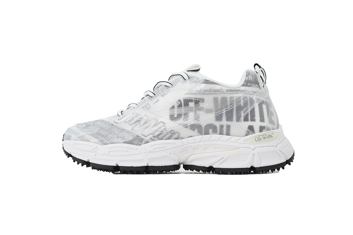 OFF-WHITE Be Right Back White Printed Pattern OWIA289F 25LEA001 0055