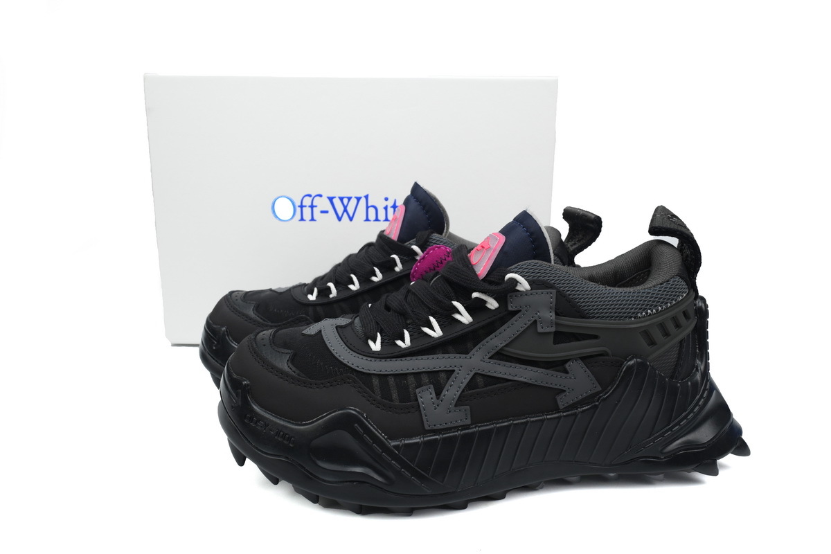 OFF-WHITE Odsy-1000 Black Glossy Surface OMIA139S 2080004 531010