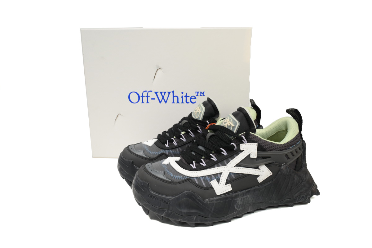 OFF-WHITE Odsy-1000 Deep Gray White OMIA139C 99FAB00 20701