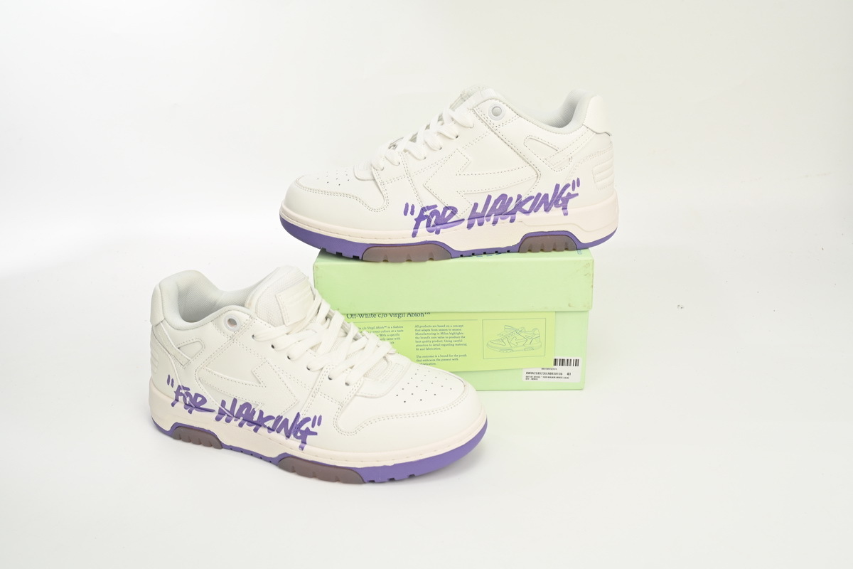 OFF-WHITE Out Of Office White Purple Printing OWIA259S 23LEA003 0136