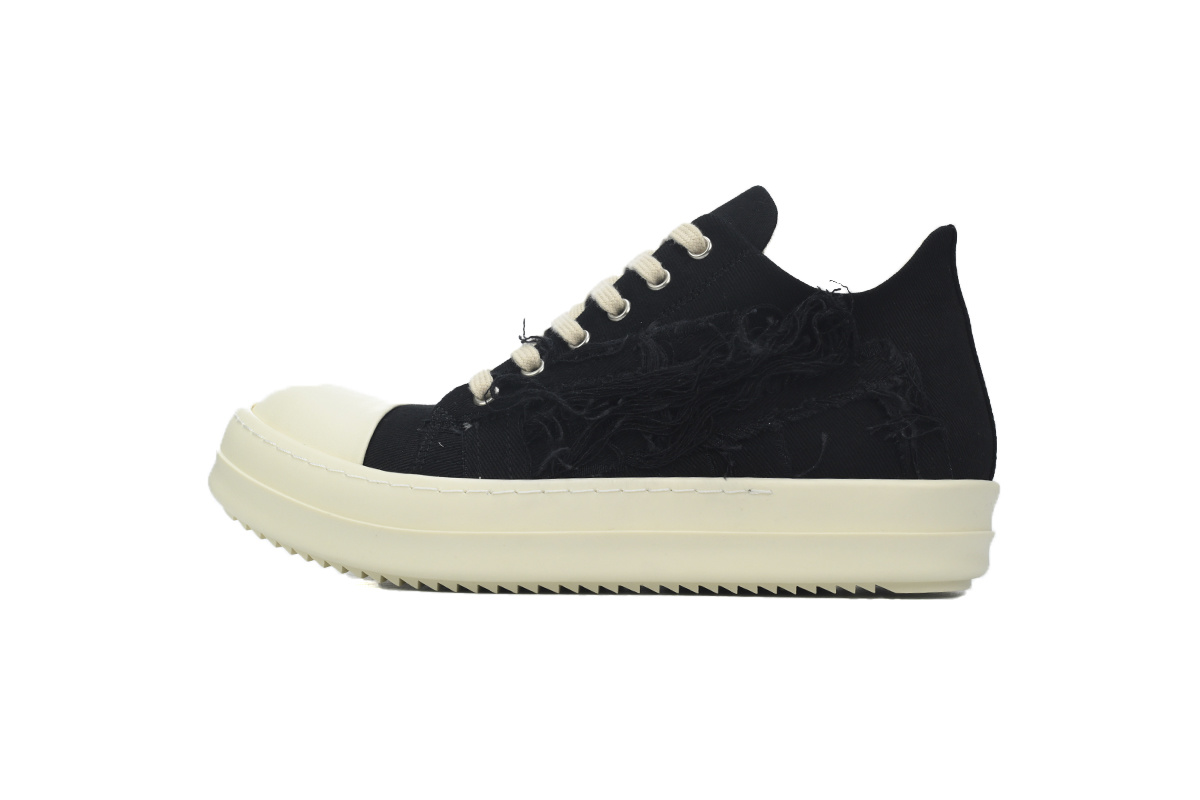 Rick Owens EDFU DRKSHDW Slashed Low 'Black Milk'